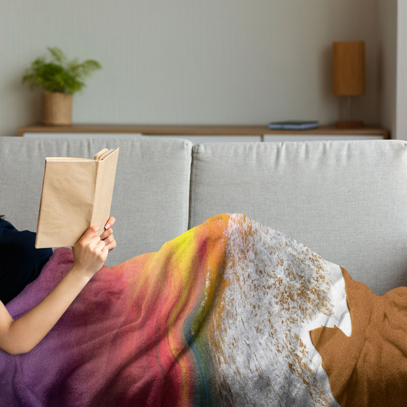 Hand Woven Throw Blanket, 50" x 70"