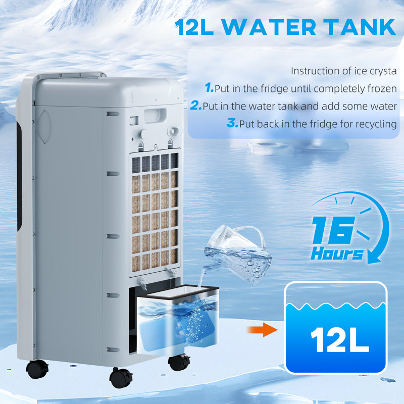 Portable Evaporative Cooler with Remote
