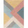Ruby Geometric Synthetic Area Rug