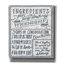 Art mural sur toile "Ingredients For Life Ditzy Floral 4 Neutral" par Mary Urban-106419505