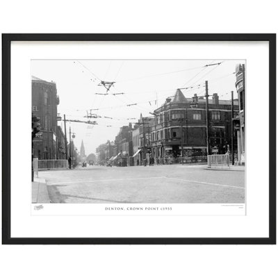 Denton, Crown Point C1955 by Francis Frith - Single Picture Frame Print