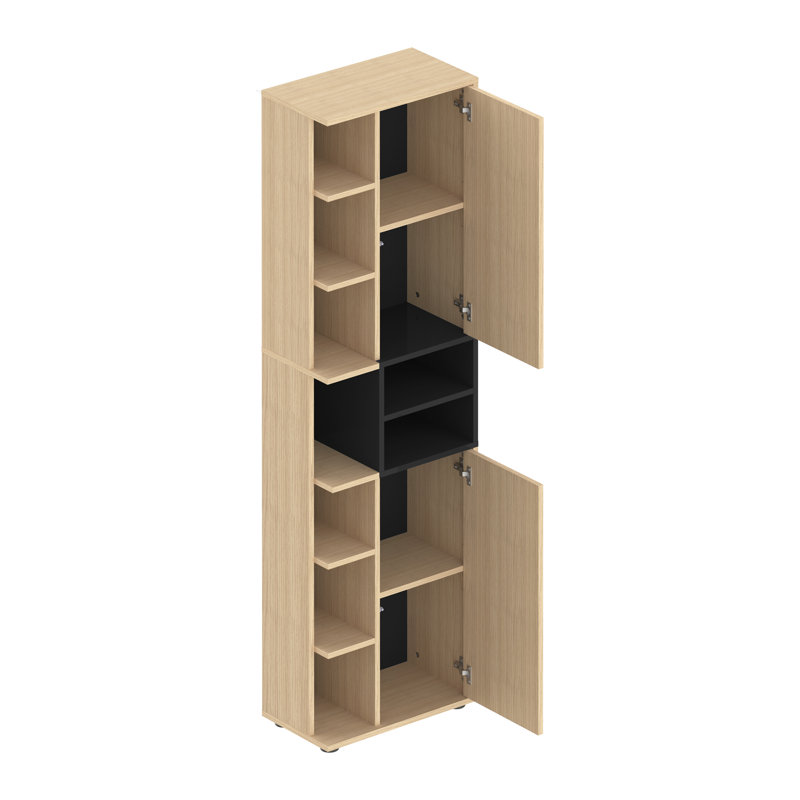 Shealee Linen Cabinet, Black