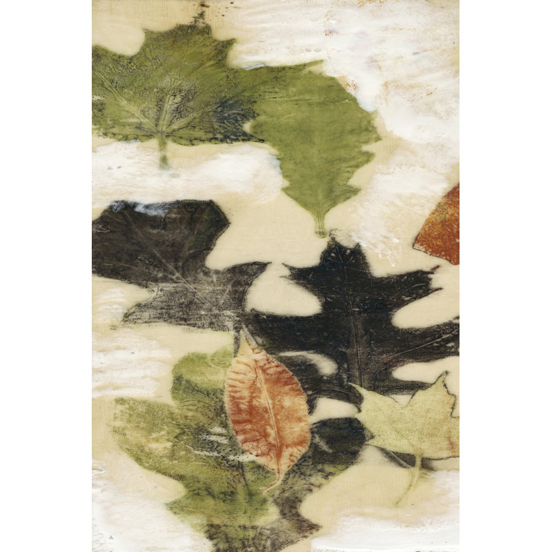 Leaf Dance III by Jennifer Goldberger - Wrapped Canvas Art Prints, 46cm H x 30cm W x 3.8cm D