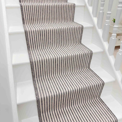 Stair Runner Striped Flatweave Area Rug