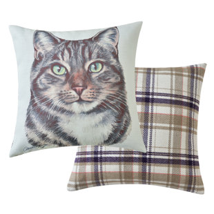Beige Square Cushion
