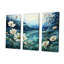 «Misty Flower Meadows III», ensemble d'art sur toile-107754474-107754476