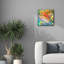  «Incantata 8» par Dorothy Fagan, art mural sur toile, 18 po x 18 po