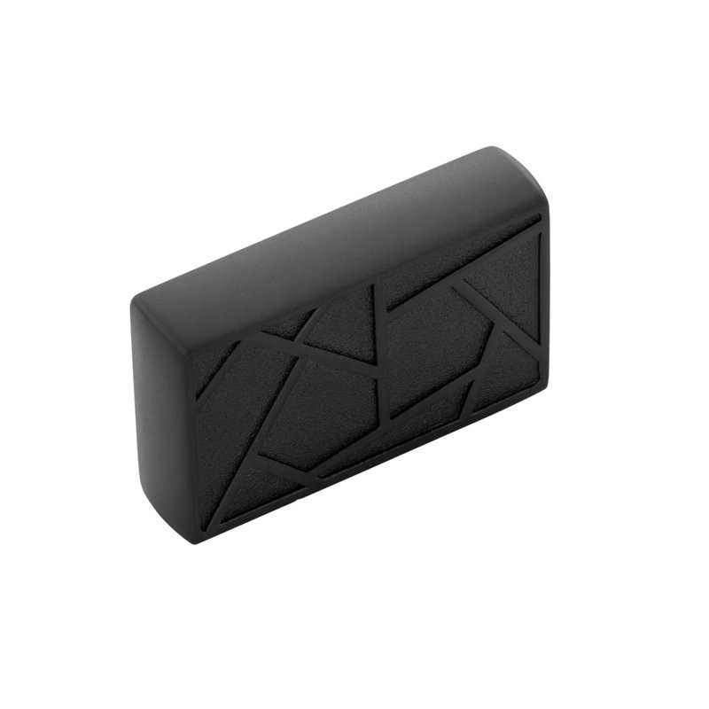 Poignée rectangulaire Cogne, Brume noire