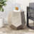 Outdoor CALGARY SIDE TABLE,Light Grey