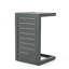 Modern C-Shaped Outdoor Side Table