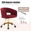 Chaise de travail en velours-1937733279