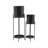2-Piece Iron Pot Planter Set