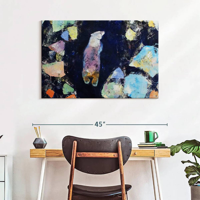 Brampt Polar Bear Journey, 26" H x 39" W