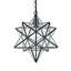 Luminaire suspendu unique en forme d'étoile à 1 lumière avec accents en fer forgé Pedraza-1956321149