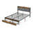 Bed Frame with Storage and LED Lights, Enhancing Bedroom Comfort and Functionality-274558786
