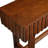 Mid Century Entryway Table With Solid Wood Legs And Console. 52 Inch, Fluted, Cherry For Foyer Console 3 Drawers. Legs,-1075734668