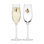 Novelty 8 oz. Champagne Flutes