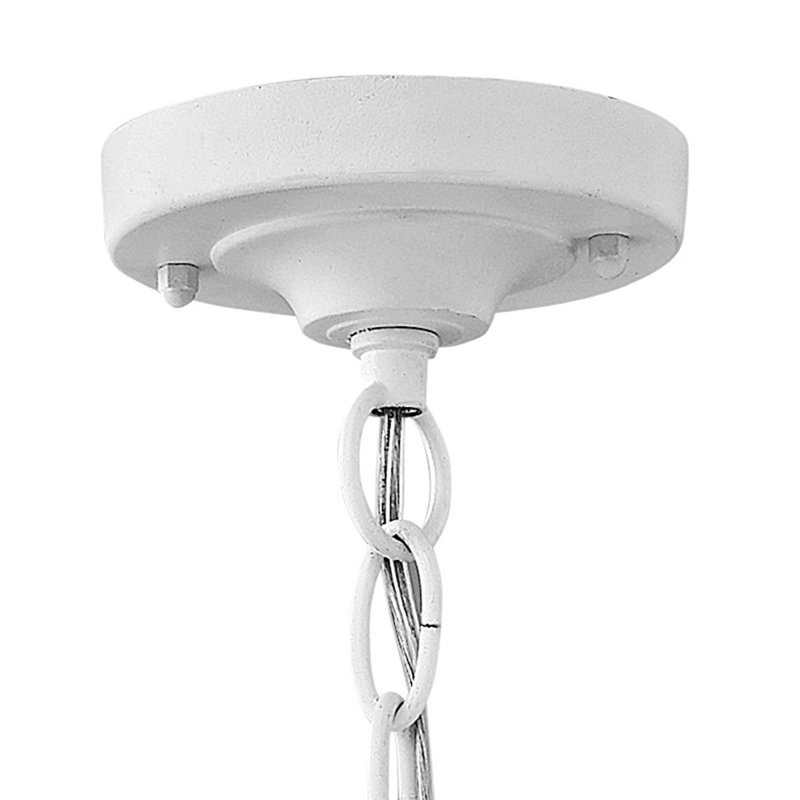 Lanterne suspendue d'extérieur à 1 ampoule H 14 po Freeport, Blanc classique, Verre puceux transparent, Moyen