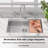 Undermount Stainless Steel Kitchen Sink 18 Gauge