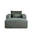 Méridienne en velours côtelé Fluffy, sans assemblage, confortable pour le salon, velours côtelé 62,5 po