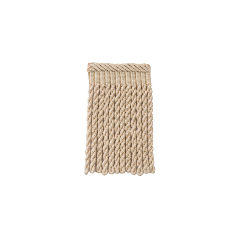 Le Coeur Passementerie Bullion-S Performance Fabric, Stone