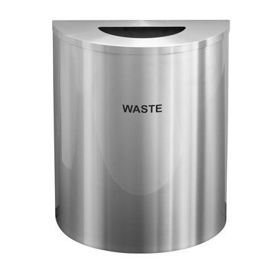 Aluminum Open Kitchen Trash Can