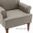 31' Wide Classic Faux Leather Accent Chair with Thick Cushion-1807938998