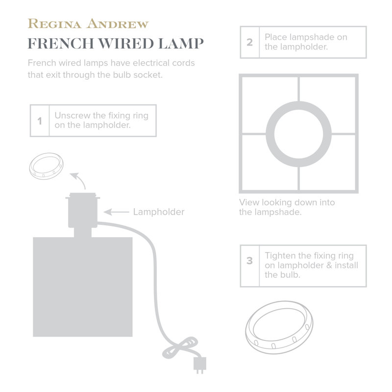 Juliet Table Lamp, 15.25" H x 8.5" W x 8.5" D