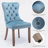 High-end Tufted Velvet Upholstered Nailhead Dining Chair-1240169698-1240169722