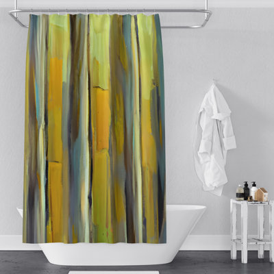 Tryrion Striped Shower Curtain