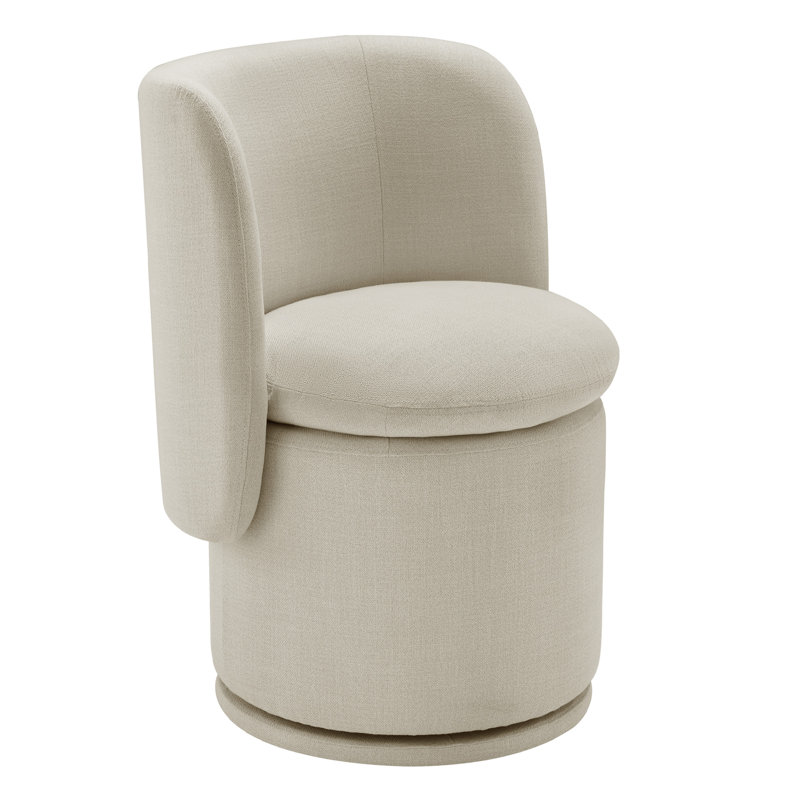 Fauteuil demi-tonneau pivotant Adrielle, Effie Lin Performance