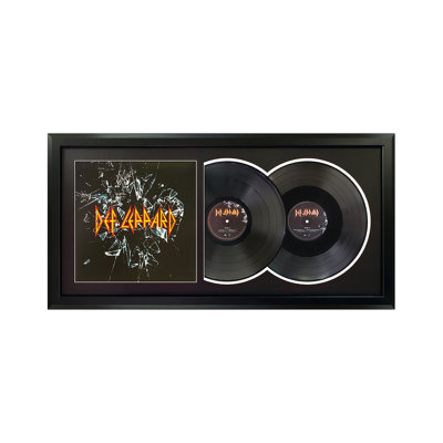 Def Leppard "Def Leppard" Framed Double Record with Black Mat