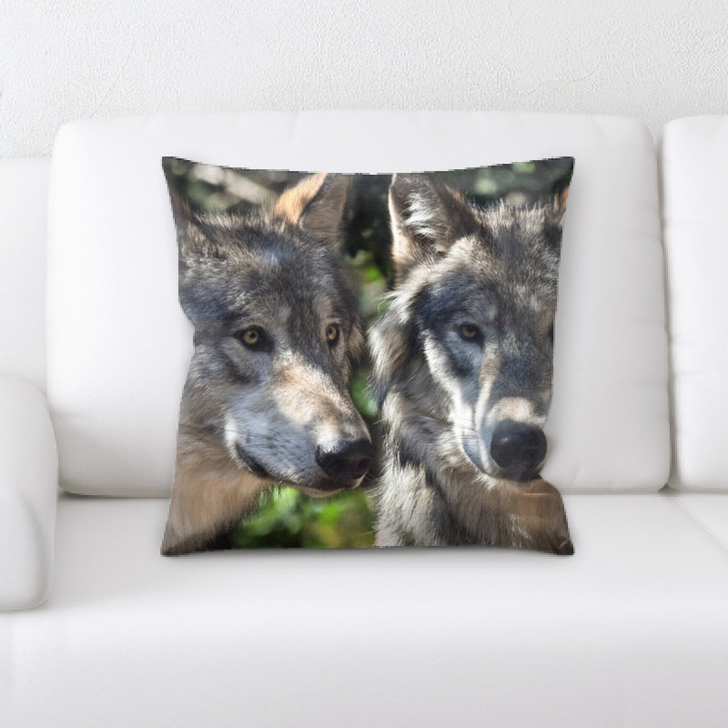 Coussin loup
