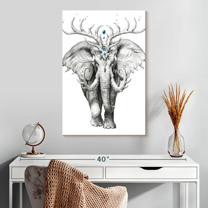 Âme d'éléphant Brampt, H 30 po x l 20 po