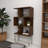 Ashburn Wood 4 Shelves Storage Brown Shelving Unit with Open Frame Design