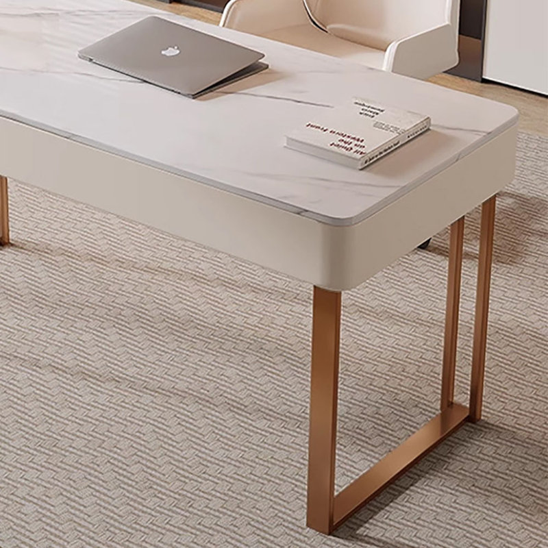 Boothby, 29.5" H x 63" W x 23.6" D, Gray/White/Gold