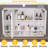 Bathroom Cabinets with Mirrors, LED Lights and Storage Compartments
