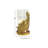 Glass Feather Pillar Bird Gold Hurricane Lamp-1632106415