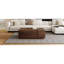 Table basse rectangulaire à plateau coulissant avec 2 tiroirs et 2 rangements cachés pour le salon 47,2 po (noyer)-694840378-694840379