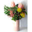 Arrangement de soie tropicale Protea
