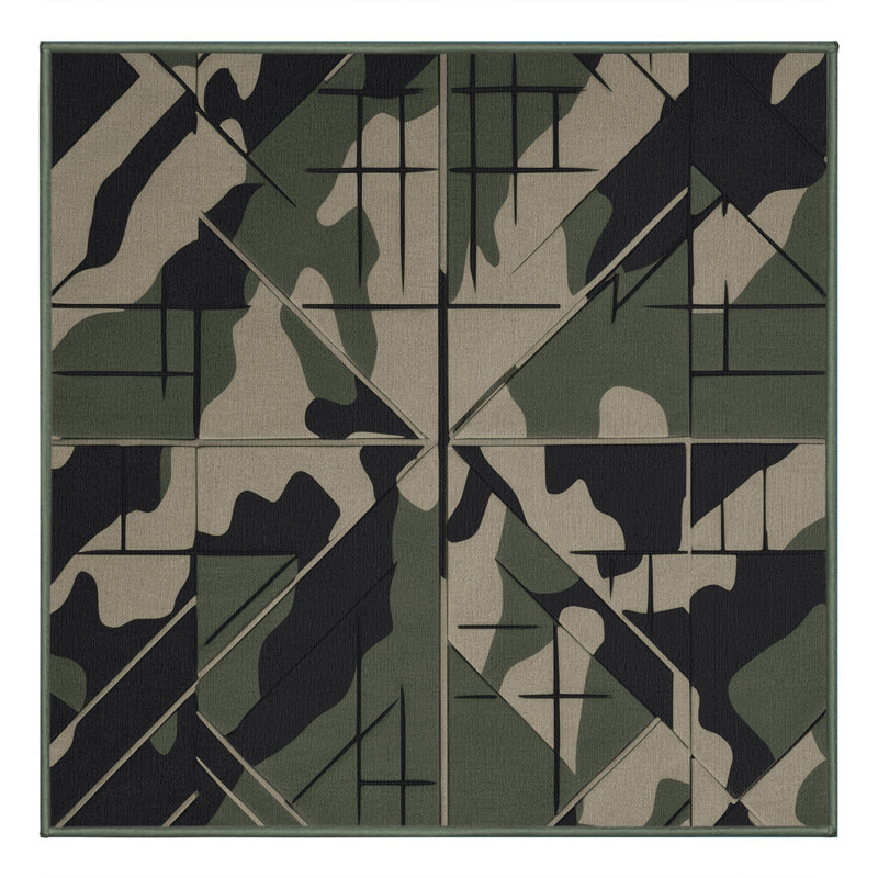 Tapis Shadow Flare, Carré 6 pi