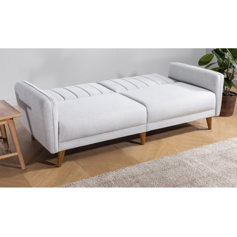 Ensemble de salon inclinable 2 pièces Oritz, 100 % lin crème