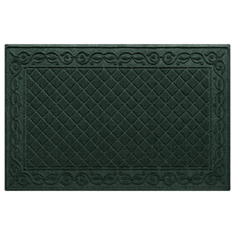 Tapis d'entrée pour l'intérieur et l'extérieur 45 po x 70 po WaterHog Tristan, À feuilles persistantes