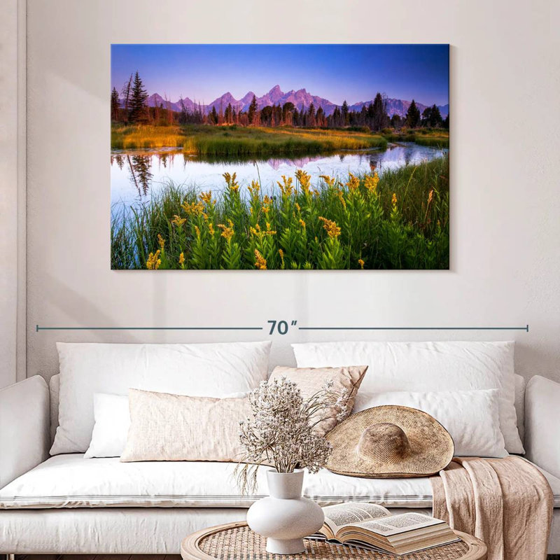 Alvord Vivid Schwabacher Landing Sunrise, H 32 po x l 48 po
