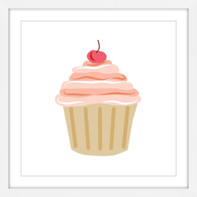 « petits gâteaux cerise » par diana alcala, reproduction d’art encadrée