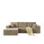 Canapé modulaire en forme de L avec repose-pieds et coussins Boneless Westhampton-115292111