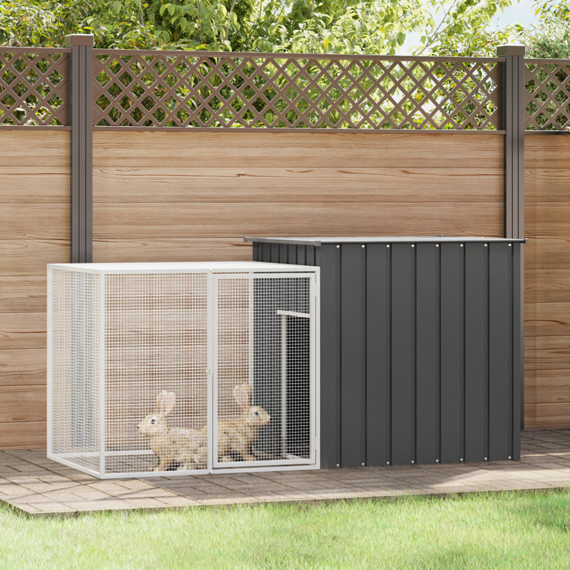 Cage à lapin, Gris anthracite