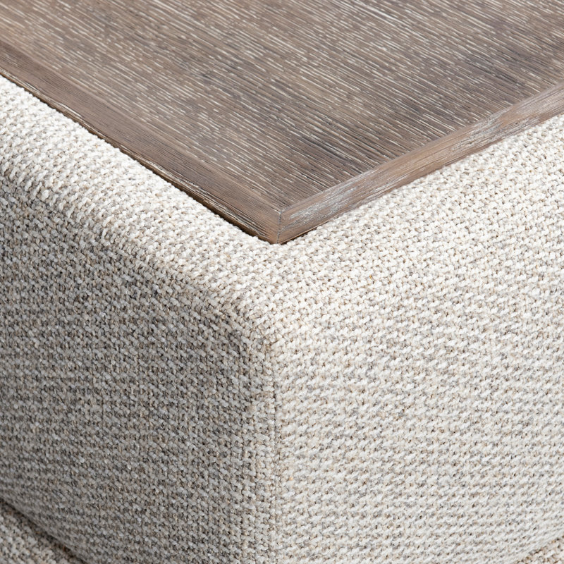 Bernhardt Vista Fabric Tray Ottoman