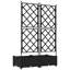 Jardinière 3 pièces vidaXL - noir 47,24 x 15,75 x 49,41 po-1803665909-1803665915-1803665912