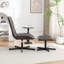 Fauteuil d'appoint pivotant en similicuir Trunell-1855815576